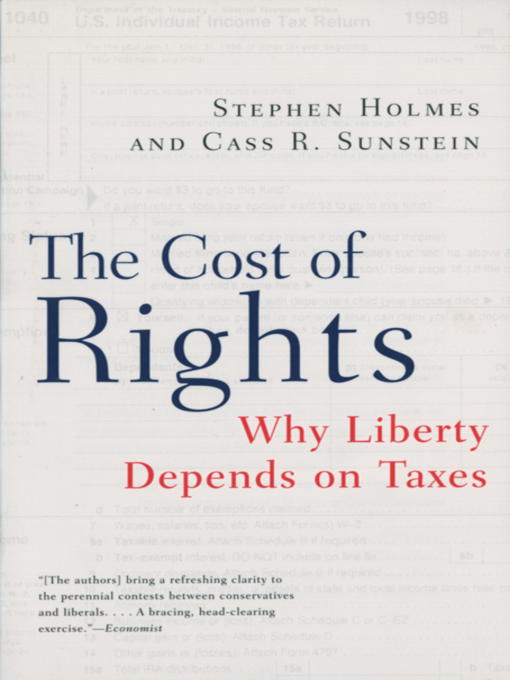 Title details for The Cost of Rights by Stephen Holmes - Wait list